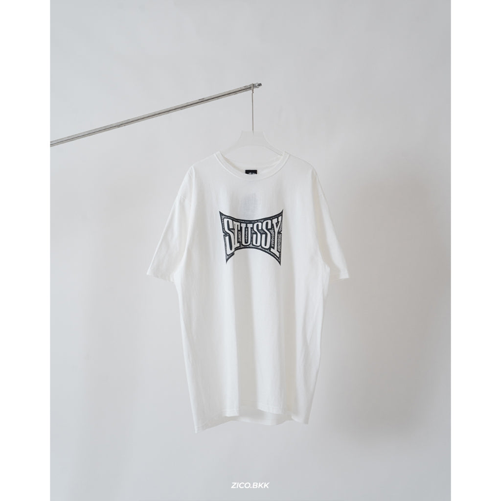 Stussy Champion Tee (Black/White) – Shopee image 4