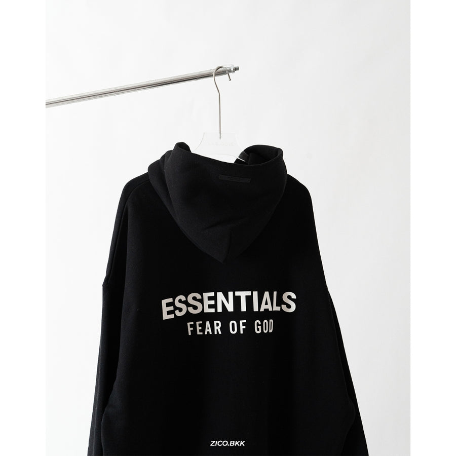 Essentials Jersey Crewneck Hoodie (FW24) [Holiday 2024 Collection] ฮู้ดดี้ - Essentials Fear of God Hoodie | ZICO.BKK