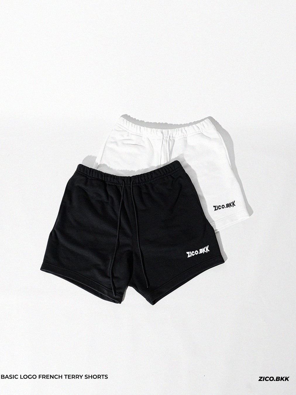 ZICO.BKK Basic Logo French Terry Shorts — ภาพสินค้า 1