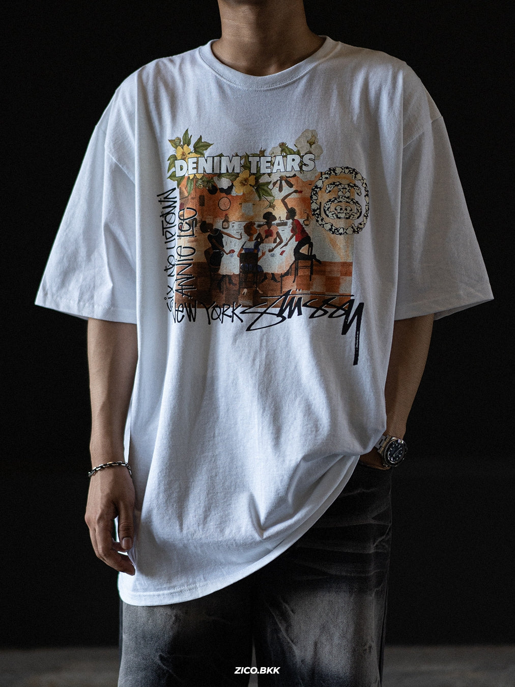 Stussy & Denim Tears Annie Lee Tee – Shopee image 4