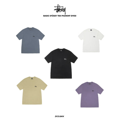 Stussy Basic Logo Tee Pigment Dyed