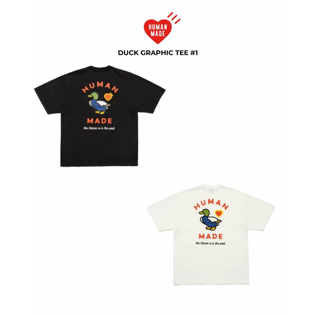 Human Made Animal Graphic Duck T-Shirt - Black — รูปสินค้าจากร้าน Shopee 1
