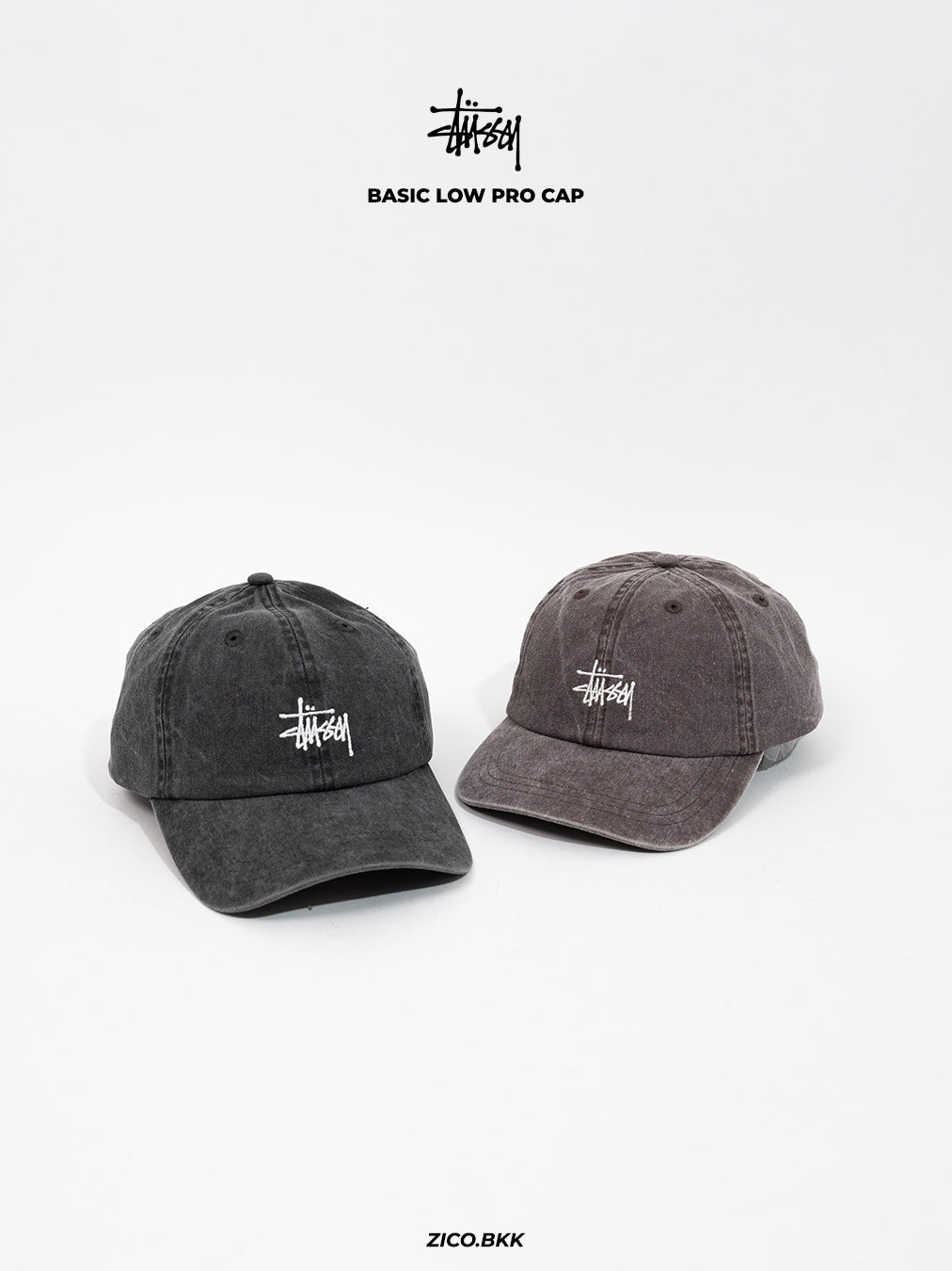 Stussy Basic Stock Low Pro Cap — ภาพสินค้า 1