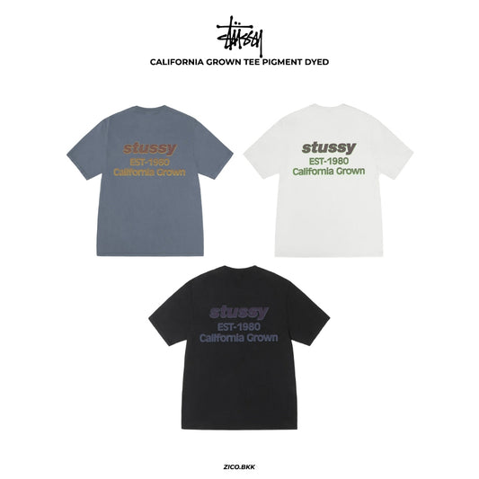 Stussy California Grown Tee Pigment Dyed