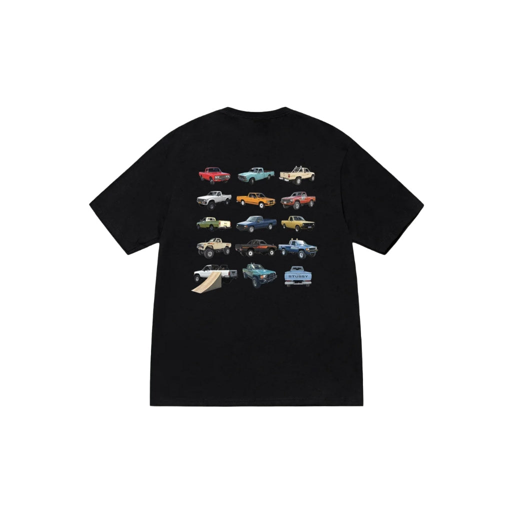 Stussy Pickup Tee (Black/White) - Stussy T-Shirt | ZICO.BKK