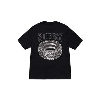 Stussy Tough Tred Tee (Black/White/Cayenne)