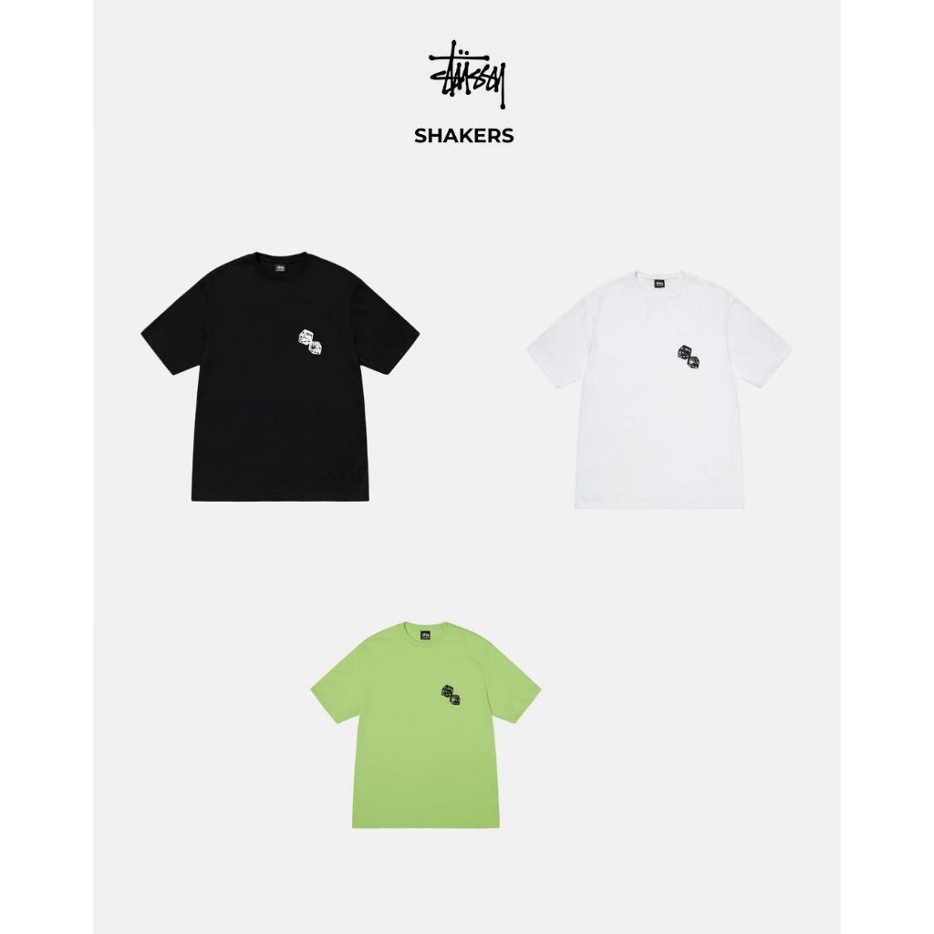 Stussy Shakers Tee (Black/ Tea/ White)