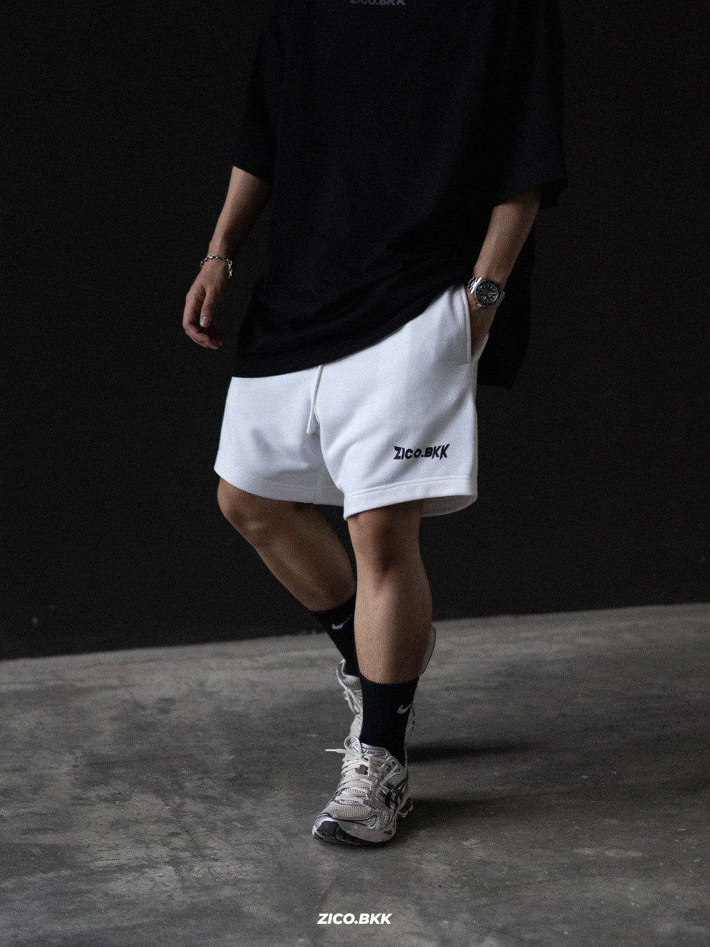 ZICO.BKK Basic Logo French Terry Shorts – Shopee image 8