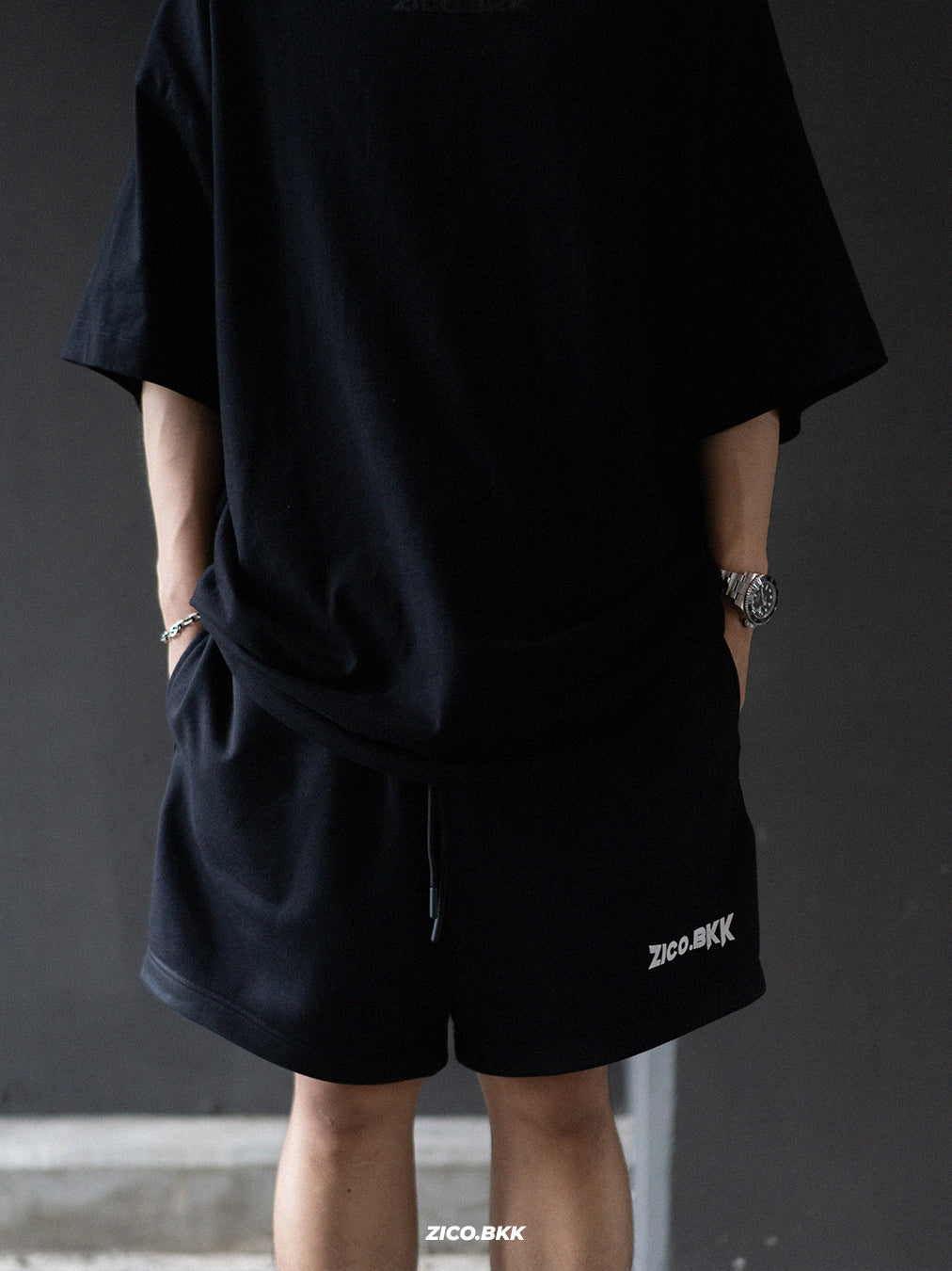 ZICO.BKK Basic Logo French Terry Shorts — ภาพสินค้า 3