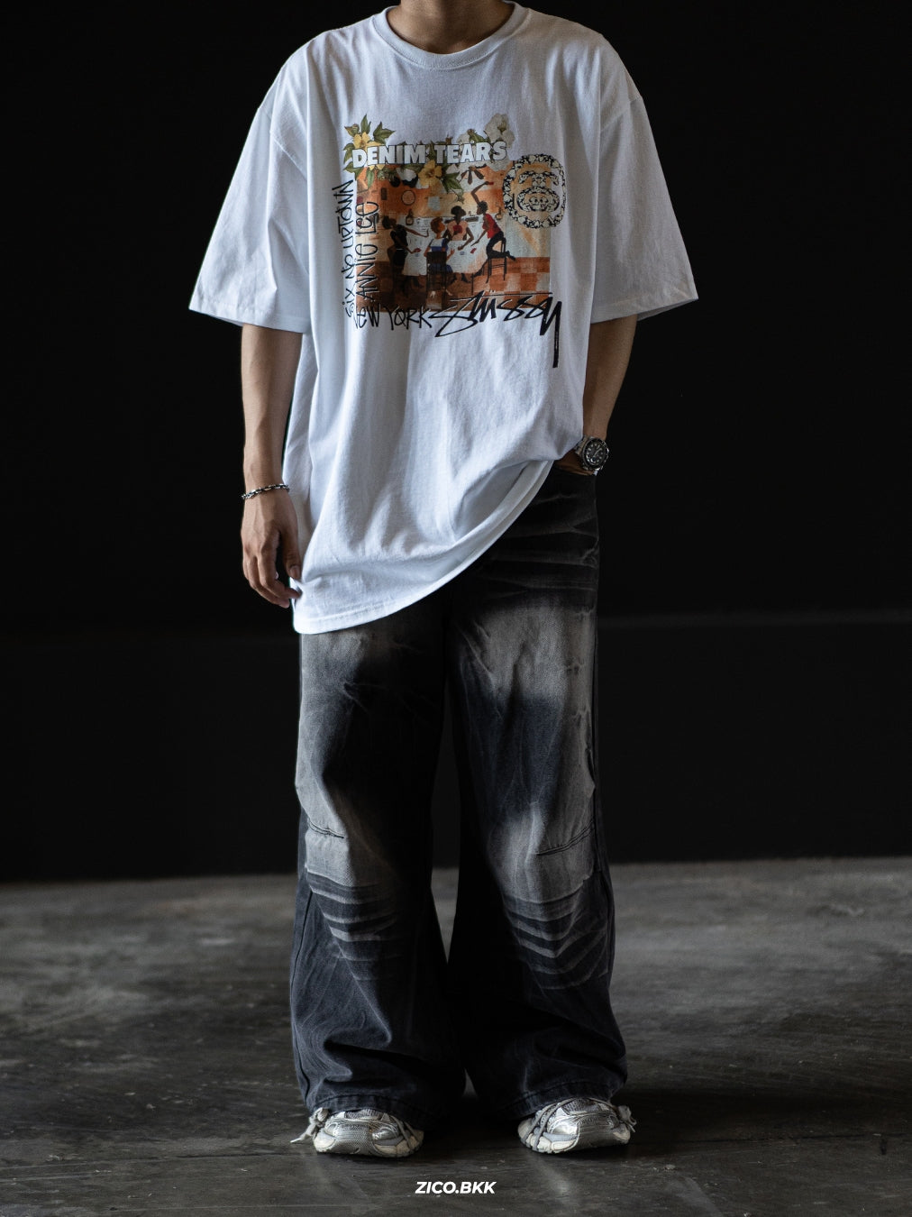 Stussy & Denim Tears Annie Lee Tee — ภาพสินค้า 2
