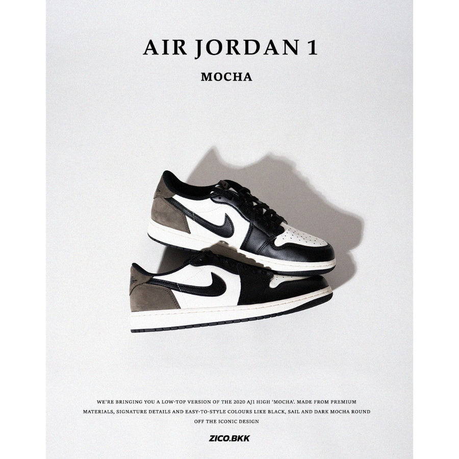 AJ1 Low OG "Mocha" (CZ0790-102) - Nike Sneakers | ZICO.BKK