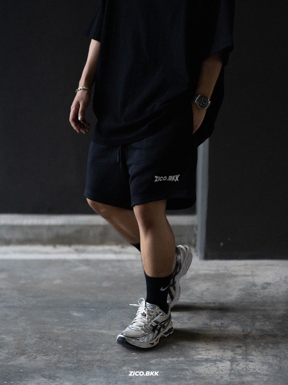 ZICO.BKK Basic Logo French Terry Shorts — ภาพสินค้า 2