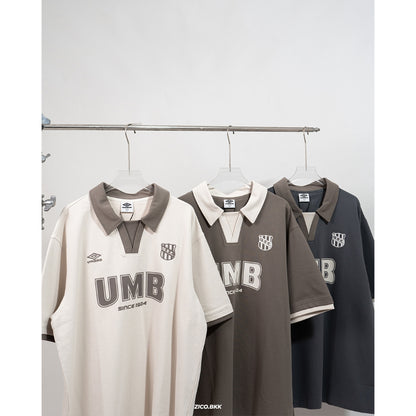 UMBR Retro Polo (Drakrock Grey/ Rain Morning/ Gravel Brown)