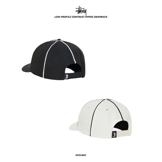 Stussy Low Profile Converse trAsics t Piping Snapback Cap