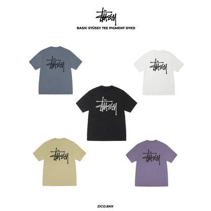 Stussy Basic Logo Tee Pigment Dyed