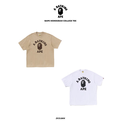 BAPE College Monogram College Relaxed Fit Tee