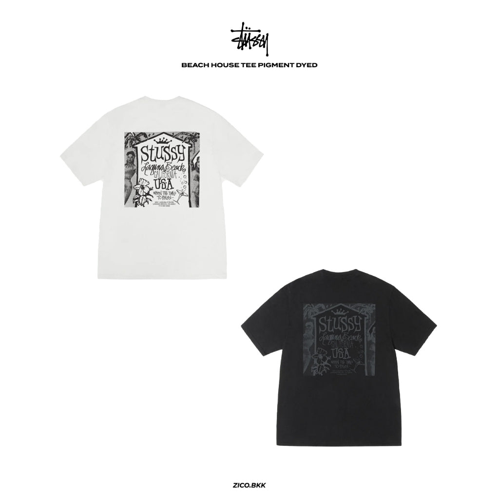 Stussy Beach House Tee Pigment Dyed - Stussy T-Shirt | ZICO.BKK