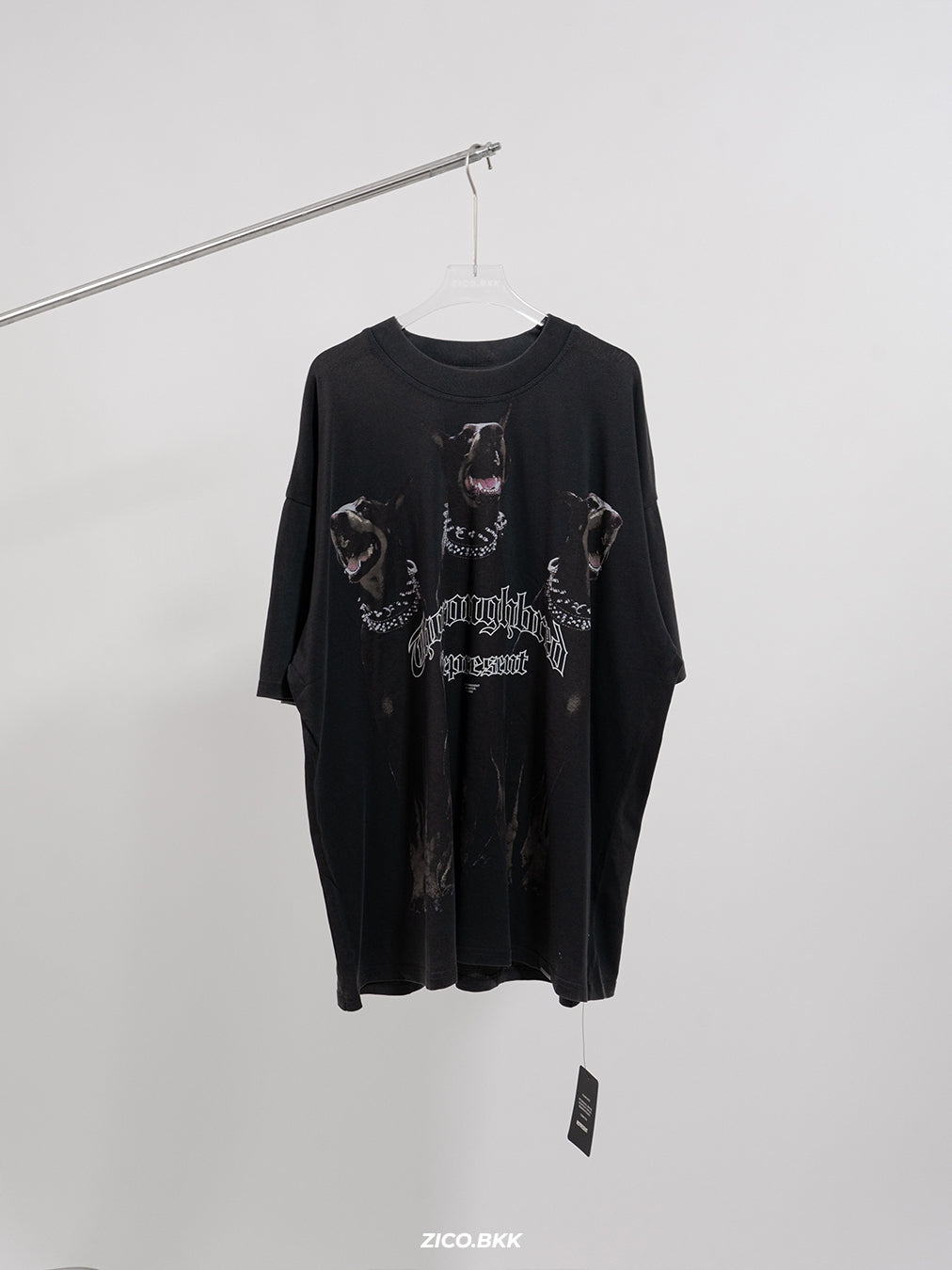 Represent Thoroughbred T-Shirt - Vintage Black — รูปสินค้าจากร้าน Shopee 4
