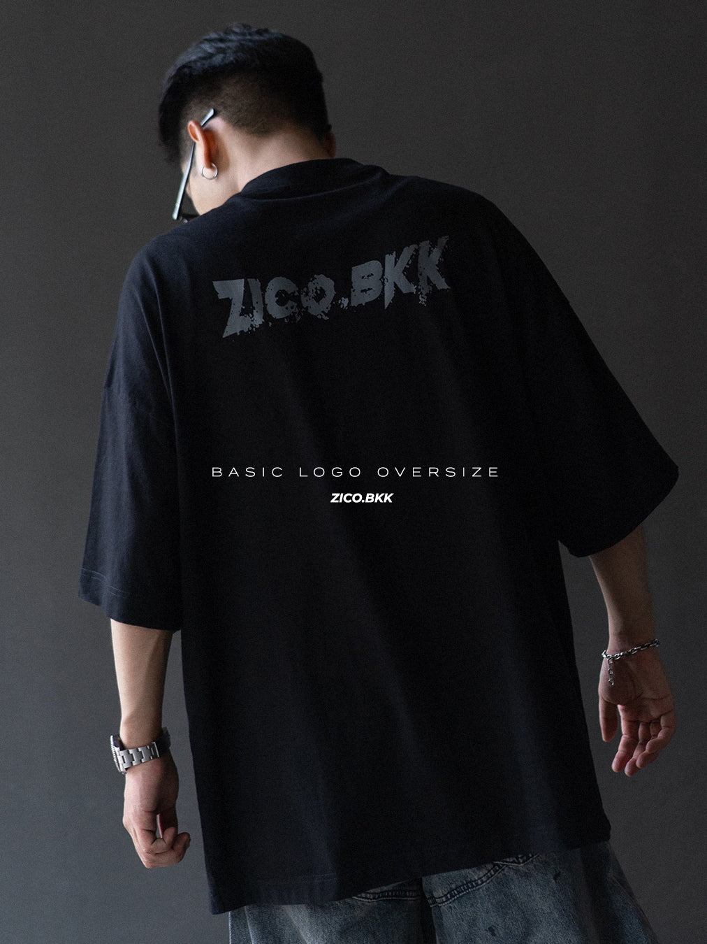ZICO.BKK Basic Logo Oversize T-Shirts — ภาพสินค้า 1
