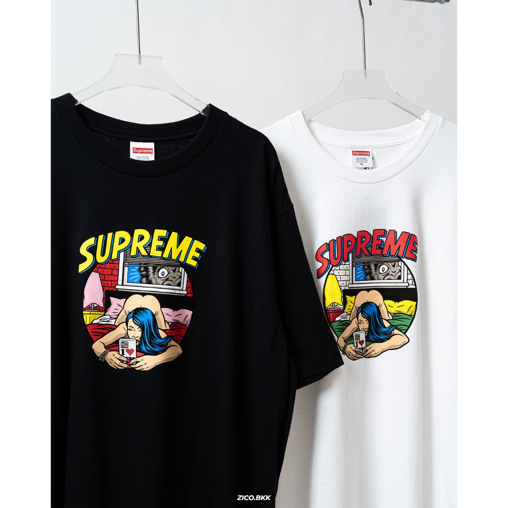 Supreme Bedroom Tee (SS25) (Black/White) - Supreme T-Shirt | ZICO.BKK