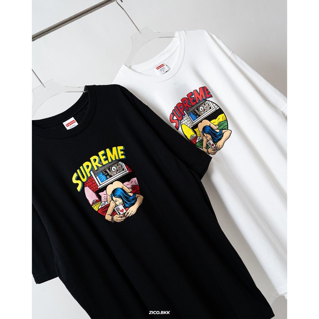 Supreme Bedroom Tee (SS25) (Black/White) - Supreme T-Shirt | ZICO.BKK