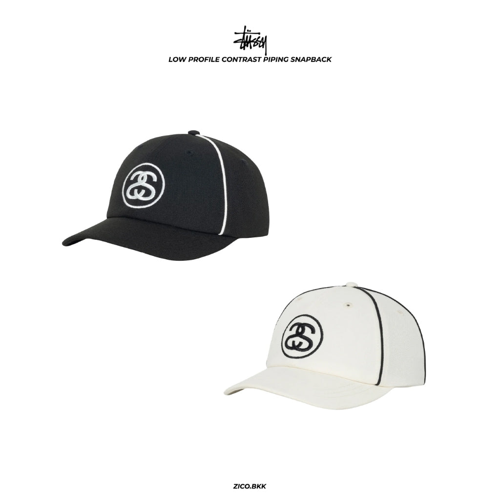 Stussy Low Profile Converse trAsics t Piping Snapback Cap