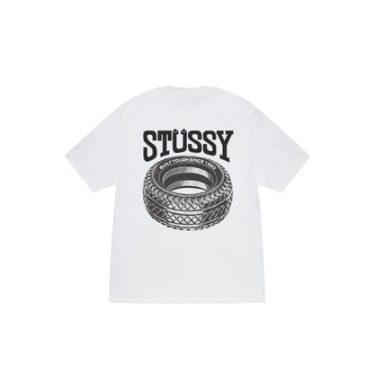 Stussy Tough Tred Tee (Black/White/Cayenne)
