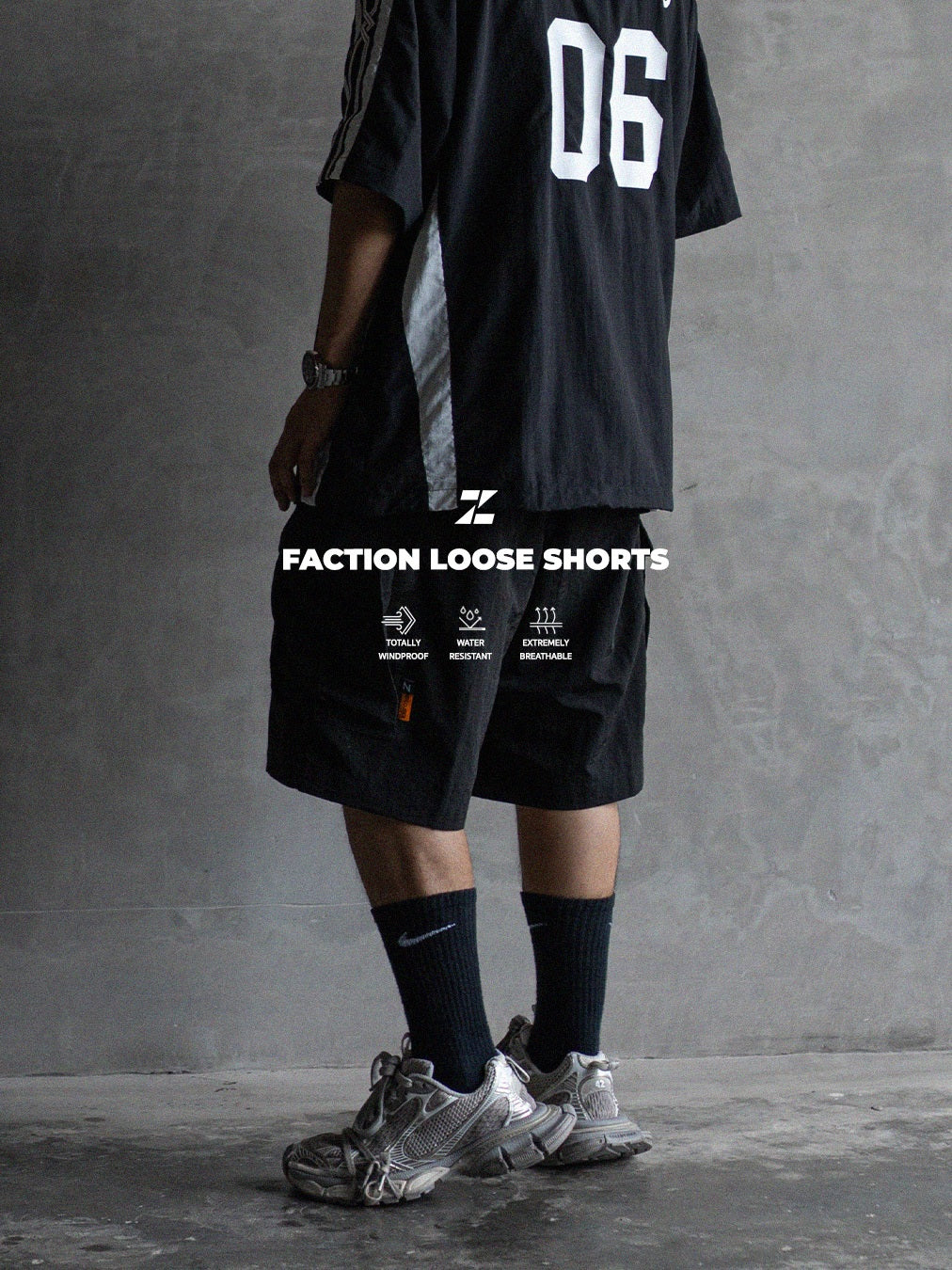 ZICO.BKK Faction Loose Shorts — ภาพสินค้า 1