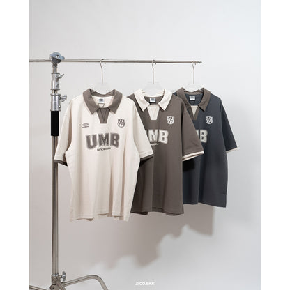 UMBR Retro Polo (Drakrock Grey/ Rain Morning/ Gravel Brown)
