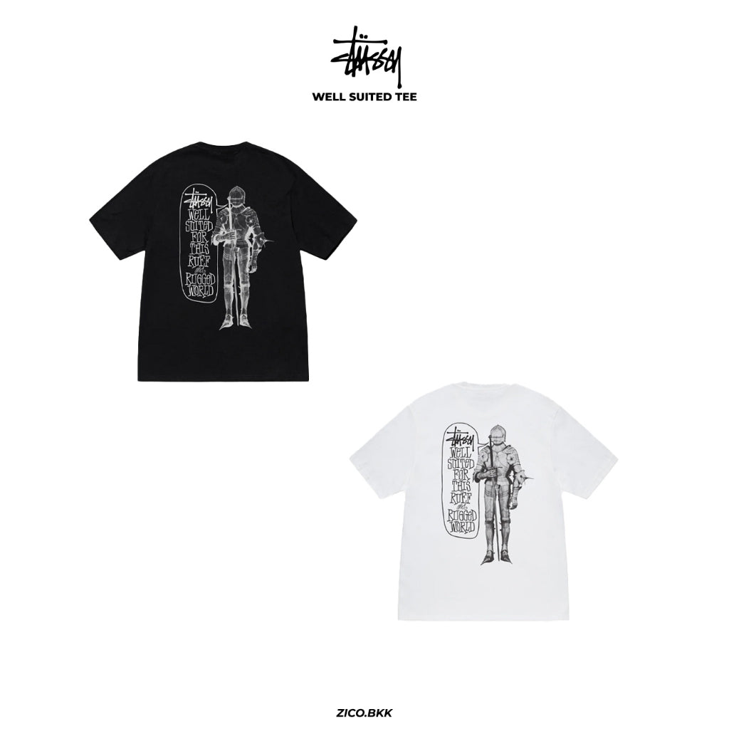 Stussy Well Suited Tee (Black/White)