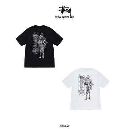 Stussy Well Suited Tee (Black/White)