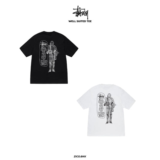 Stussy Well Suited Tee (Black/White)