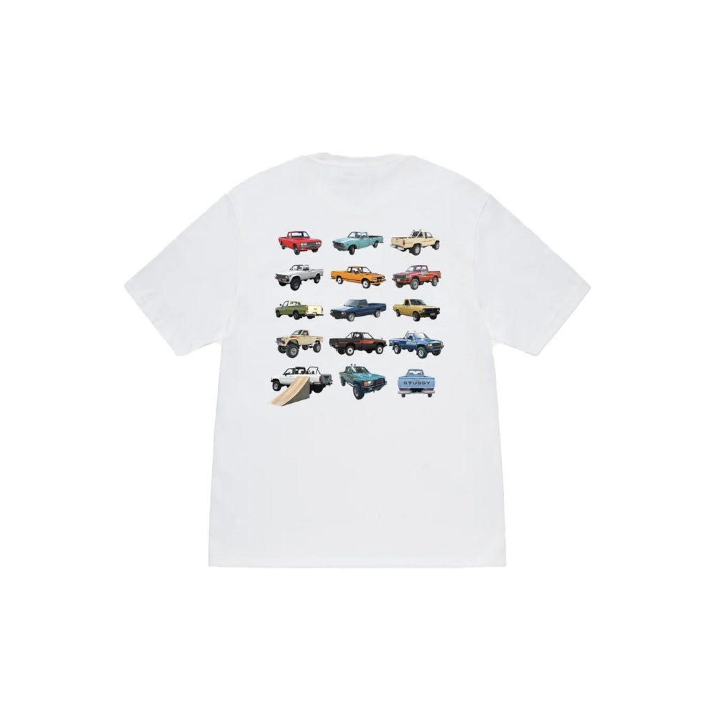 Stussy Pickup Tee (Black/White) - Stussy T-Shirt | ZICO.BKK