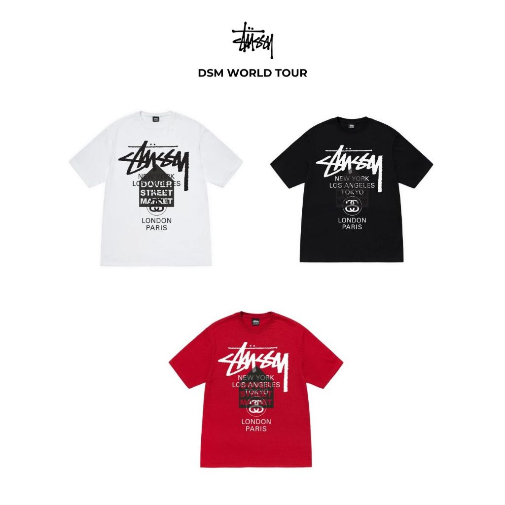 Stussy Dover Street Market World Tour Tee