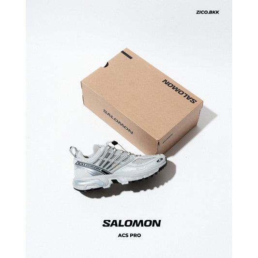 Salomon ACS PRO Advanced Metal Frost Grey (L41639500) - Salomon Trail Running Shoes | ZICO.BKK