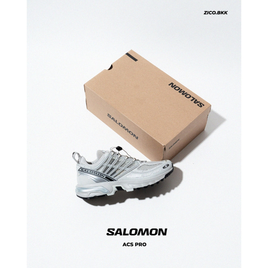 Salomon ACS PRO Advanced Metal Frost Grey (L41639500) - Salomon Trail Running Shoes | ZICO.BKK