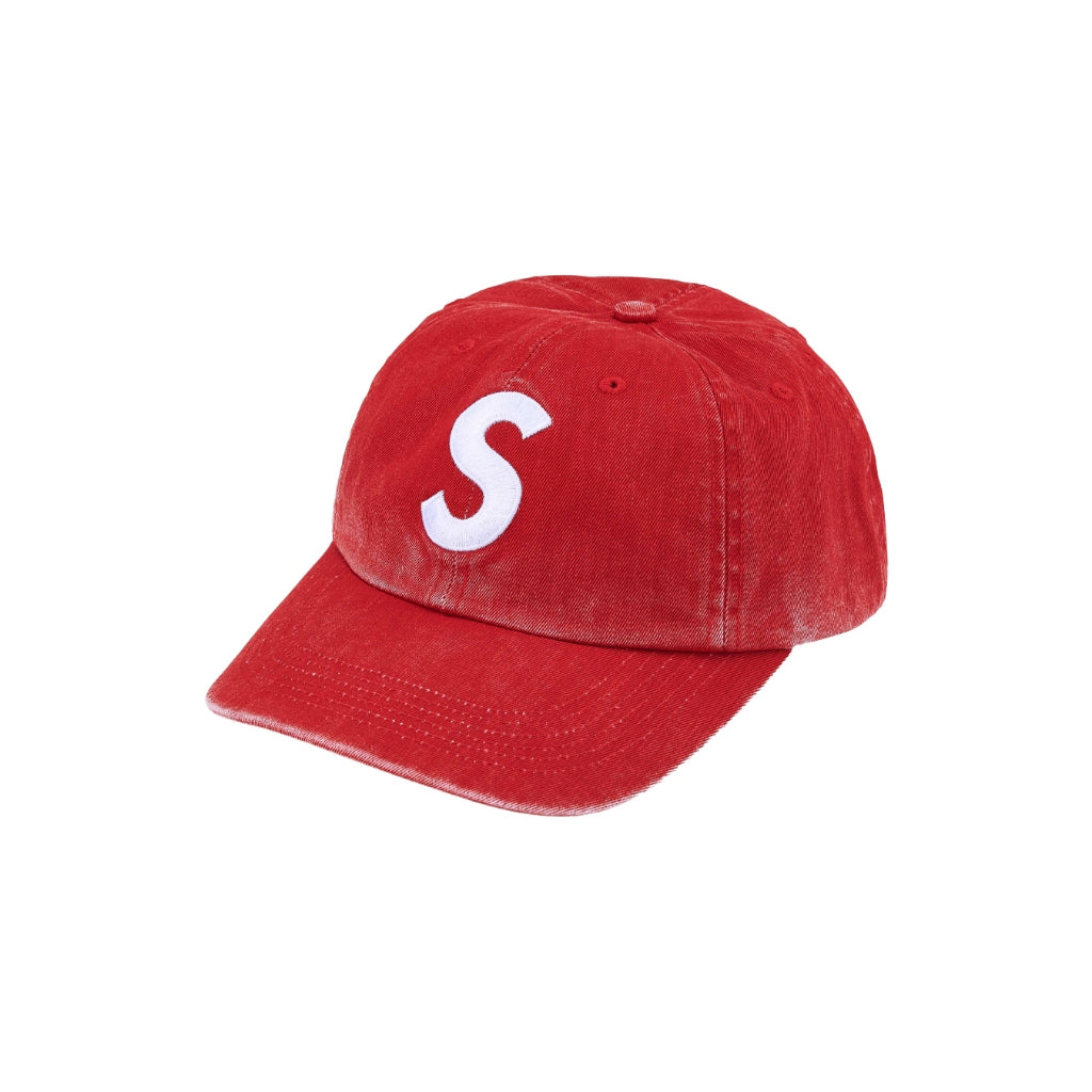 Supreme Pigment Coated S Logo 6-Panel Cap (SS25)