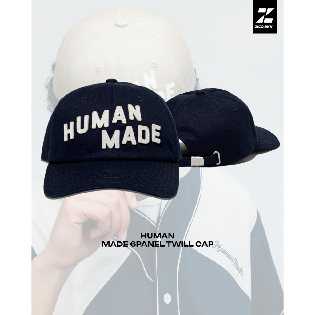 Human Made 6 Panel Twill Cap (SS25)