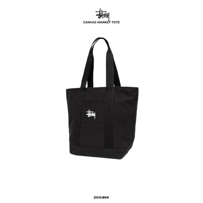 Stussy Canvas Market Tote Bag