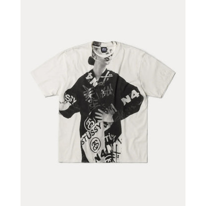 Stussy Paris Tee (Fade Black/ Natural)