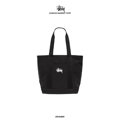 Stussy Canvas Market Tote Bag
