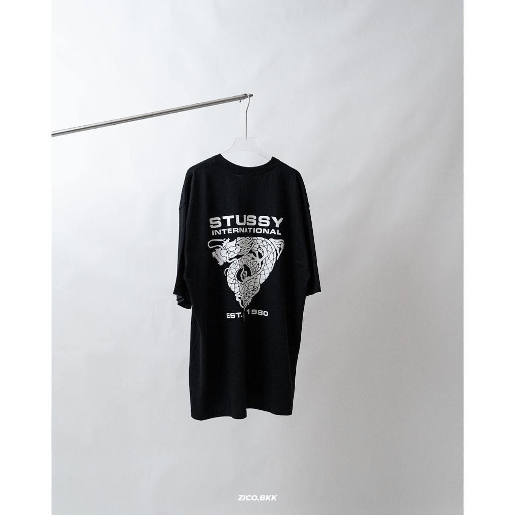 Stussy Dragon Tee (Black/White) - Stussy T-Shirt | ZICO.BKK