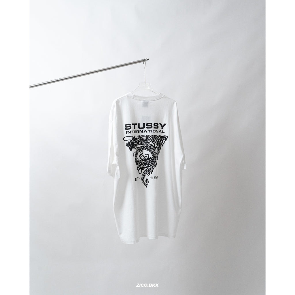 Stussy Dragon Tee (Black/White) - Stussy T-Shirt | ZICO.BKK