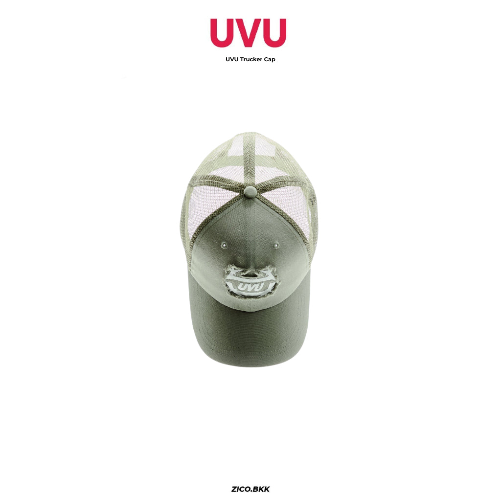 UVU Trucker Cap (Black/Olive/Red) | Trucker Cap | ZICO.BKK – zico.bkk
