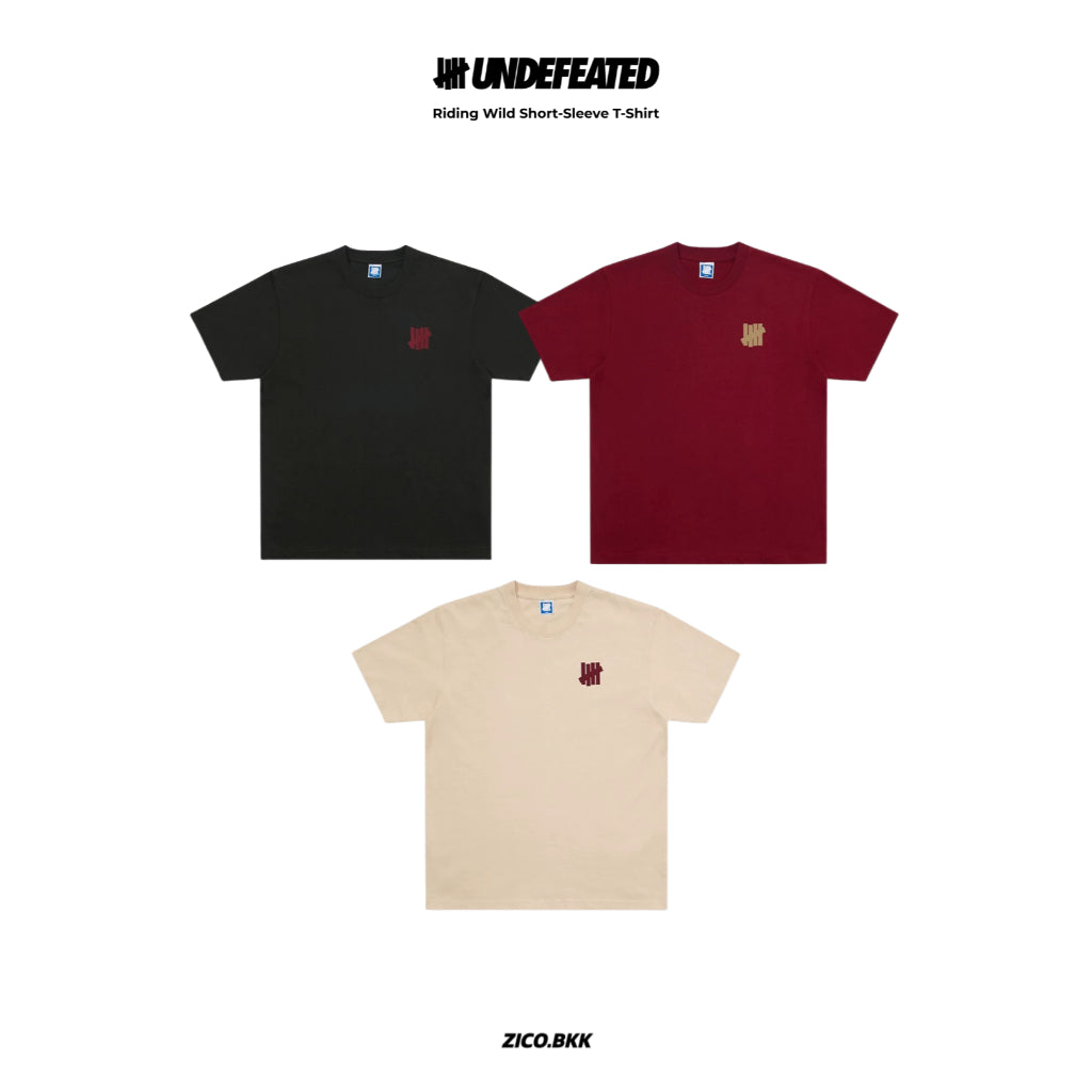 Undefeated Riding Wild Short-Sleeve T-Shirt - Undefeated T-Shirt | ZICO.BKK