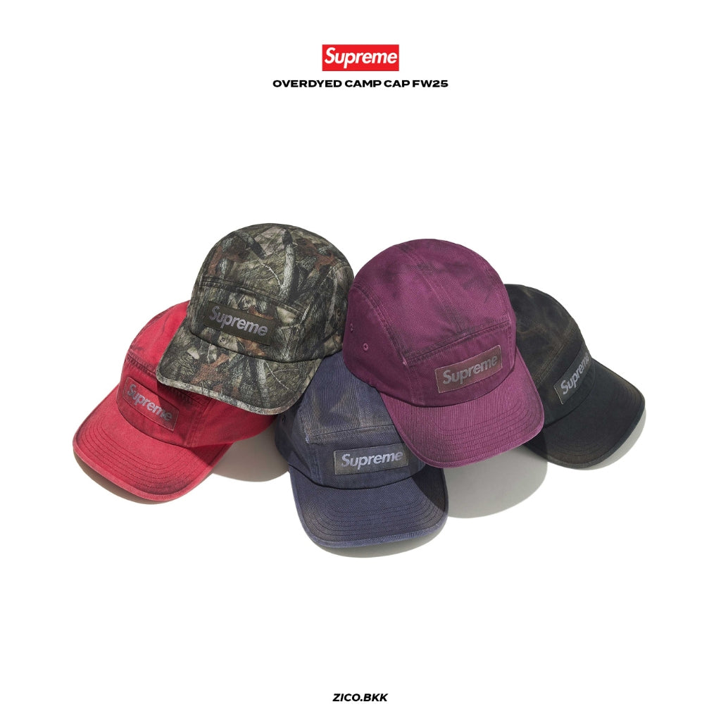 Supreme Overdyed Camp Cap (FW25)