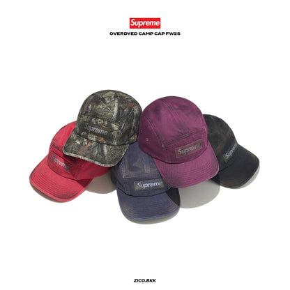 Supreme Overdyed Camp Cap (FW25)