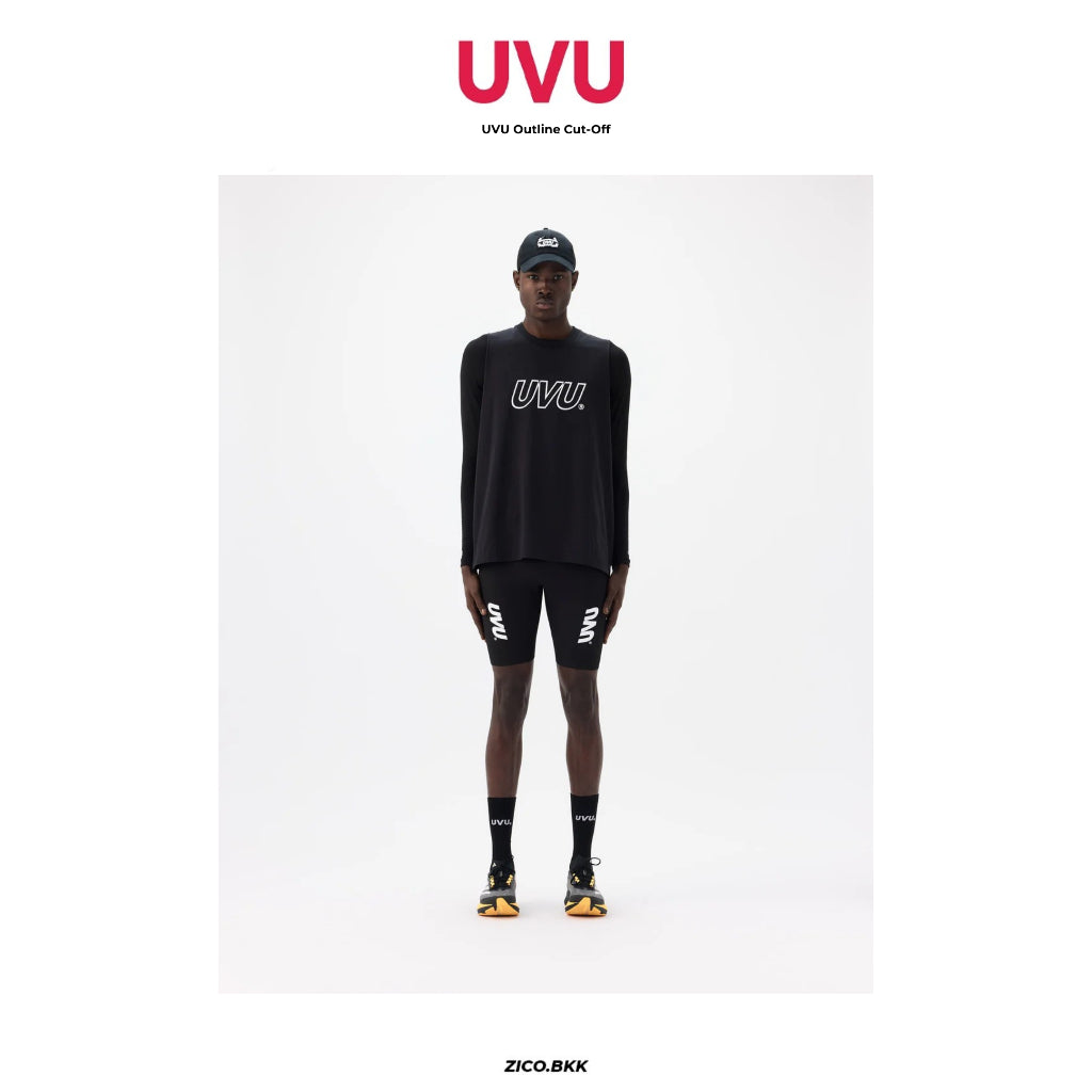 UVU Outline Cut-Off (Black/Washed Grey) | Racing Vest | ZICO.BKK UVU Outline Cut-Off (Black/Washed Grey) | Racing Vest | ZICO.BKK