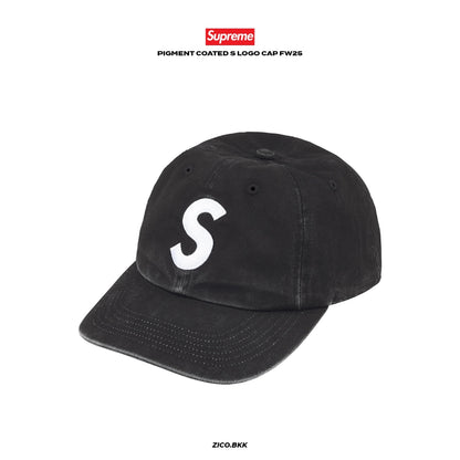 Supreme Pigment Coated S Logo Cap (FW25)