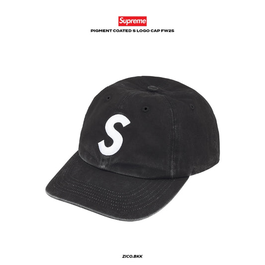 Supreme Pigment Coated S Logo Cap (FW25) - Supreme Cap | ZICO.BKK